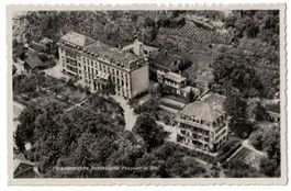 Biel, Bezirksspital Pasquart, Fliegeraufnahme, gelaufen 1945