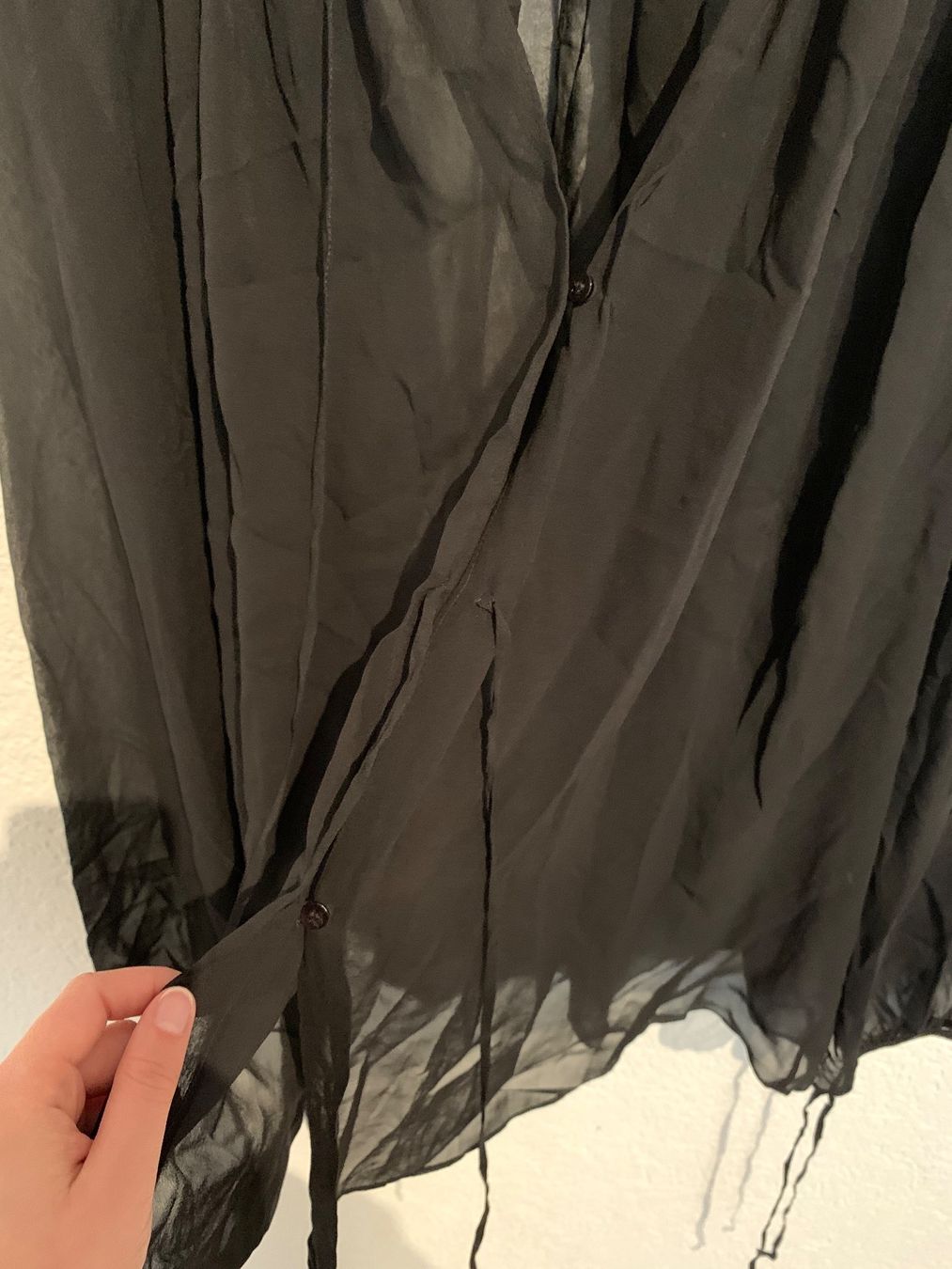 Blusen: DOROTHEE SCHUMACHER Bluse schwarz Gr. M / L – Gebraucht aus Fislisbach von KolibriSecondhand 5