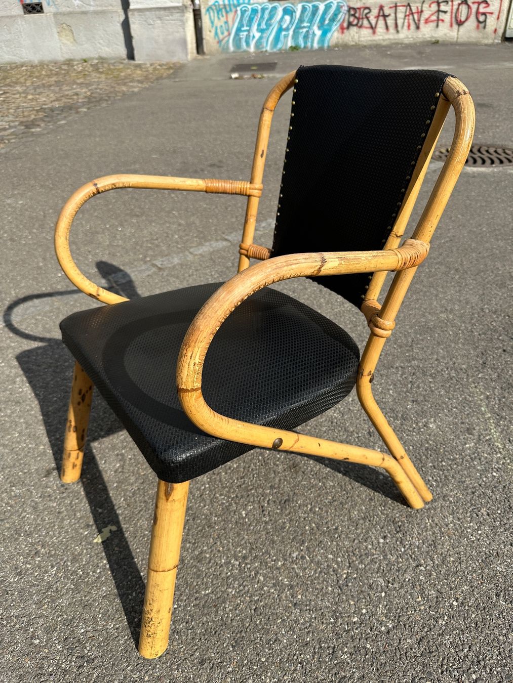 Poltrone: Vintage Bambus Cocktail Sessel. – Usato da Zürich venduto da atlantis77 4