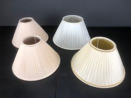 4 Lampenschirme D: 23 bzw. 25cm als Deko, Bastelmaterial usw
