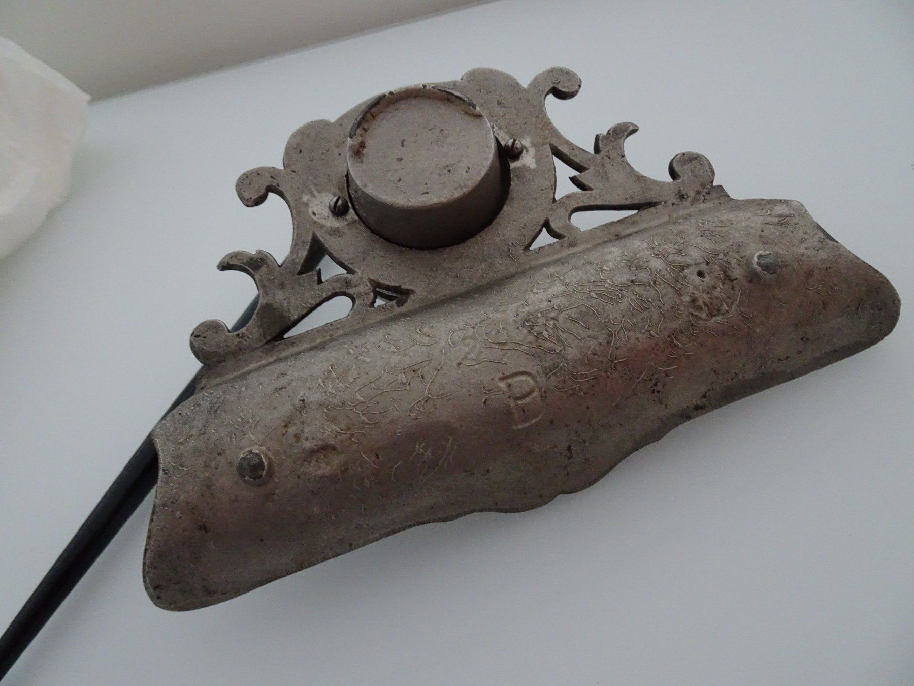 Sonstige Antiquitäten & Kunst: antikes braunes Metall Tintenfässli – Gebraucht aus Vitznau von Mina60 5