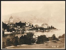 Fotografie Ansicht Spiez am Thunersee, B
