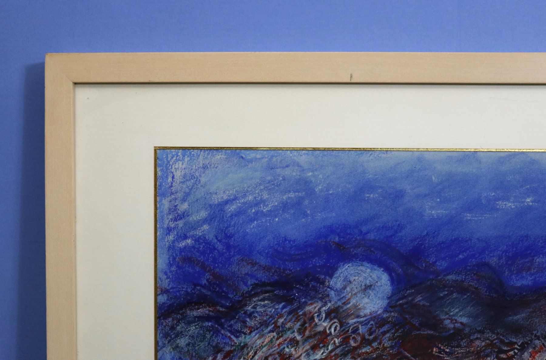 Gemälde: Gershon Knispel 1932.2018, grosses Pastell, Mischtechnik – Gebraucht aus Zug von Kunst-Fundgrube 6