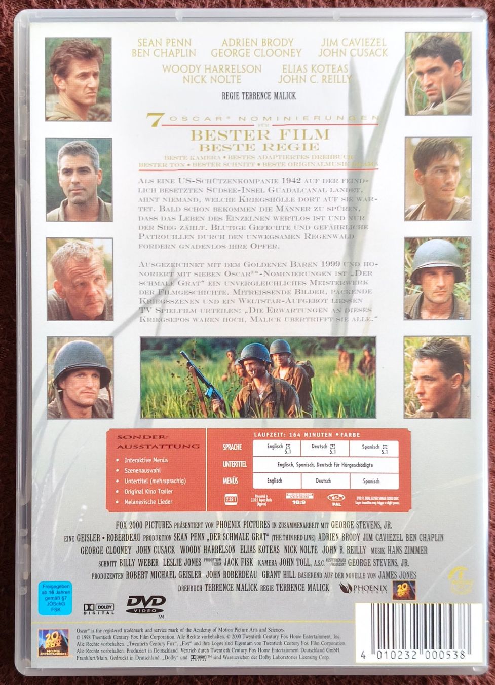 Tutti i DVDs: DVD - Der schmale Grat – Usato da Heerbrugg venduto da sve_p826 1