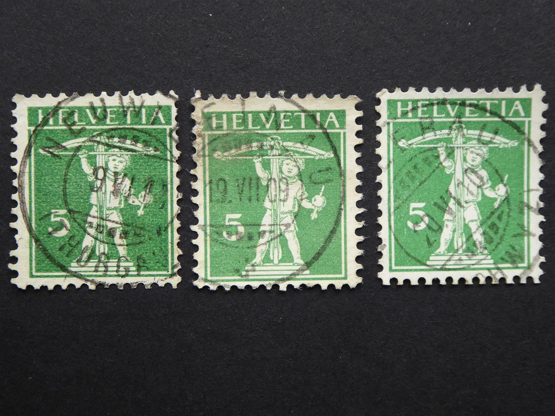 Tutti i francobolli: (E106) 1909: Zst.Nr.119 Type 1 – Usato da Basel venduto da scholle50