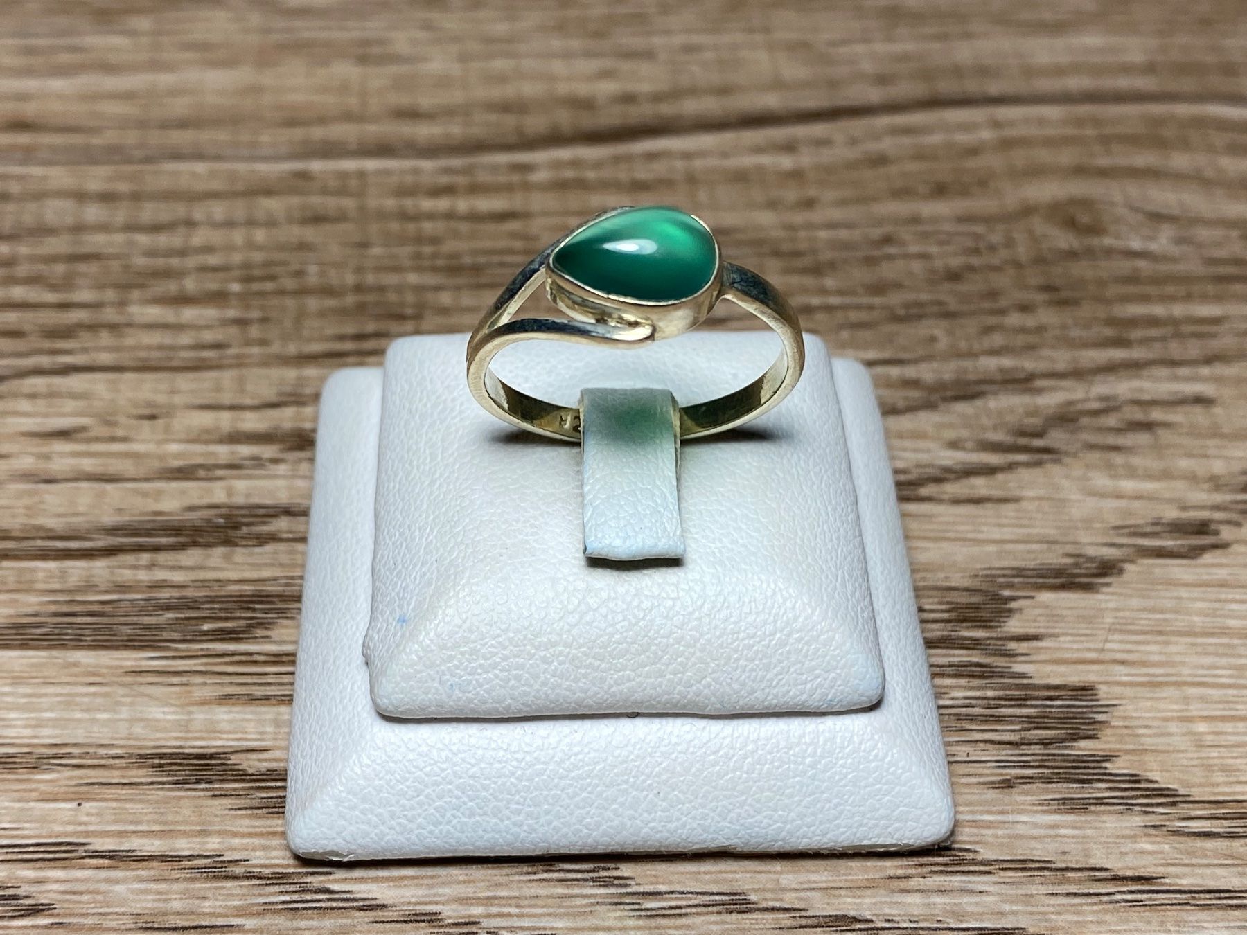 Ringe: kunstvoller 925 Silberring - Grüner Achat – Neu und originalverpackt aus Laax von Kiki_Kingdom3 2