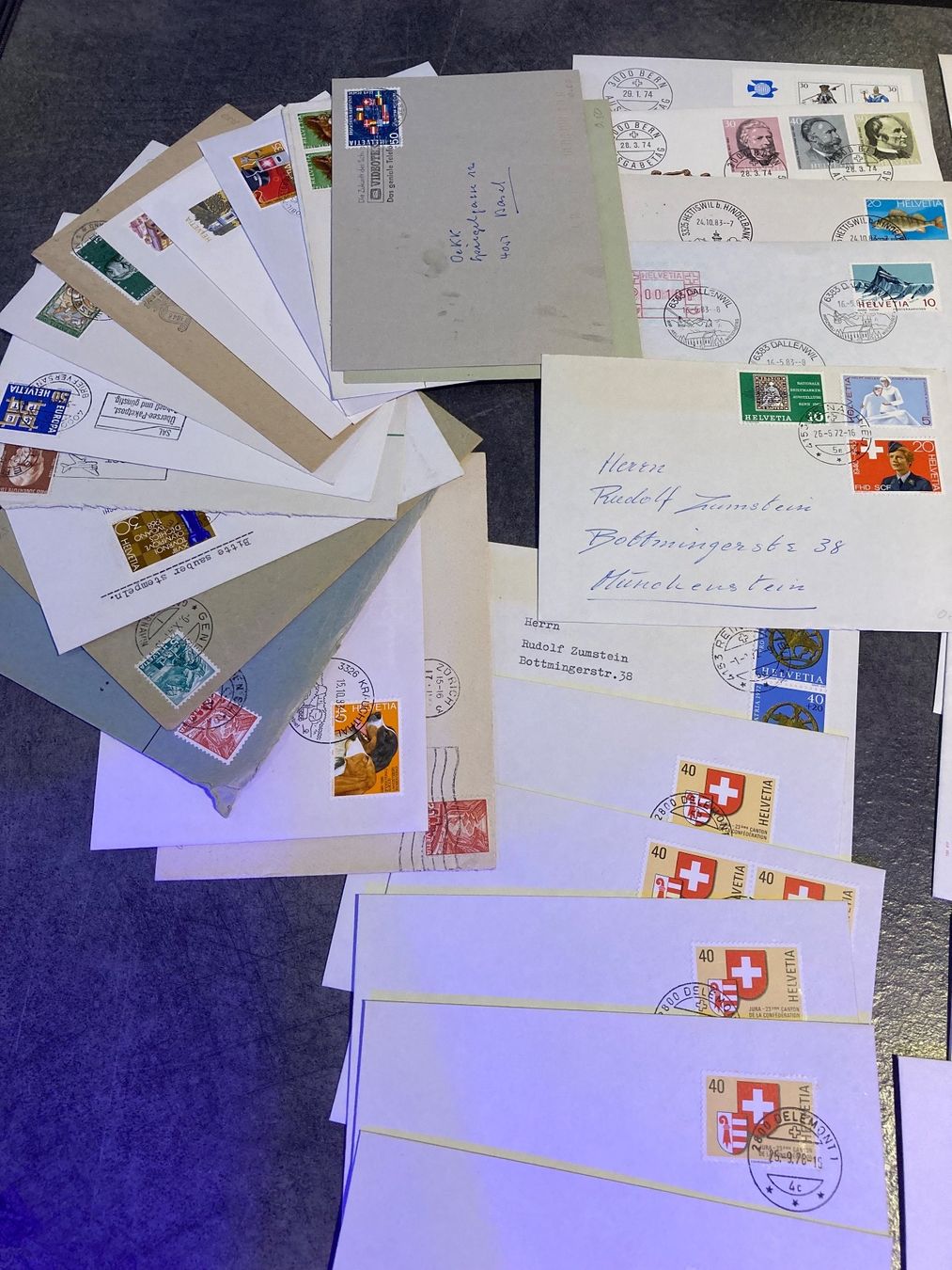 Tutti i francobolli: FDC Schweiz Lot + Briefe – Usato da Reinach BL venduto da Haexli_46 3