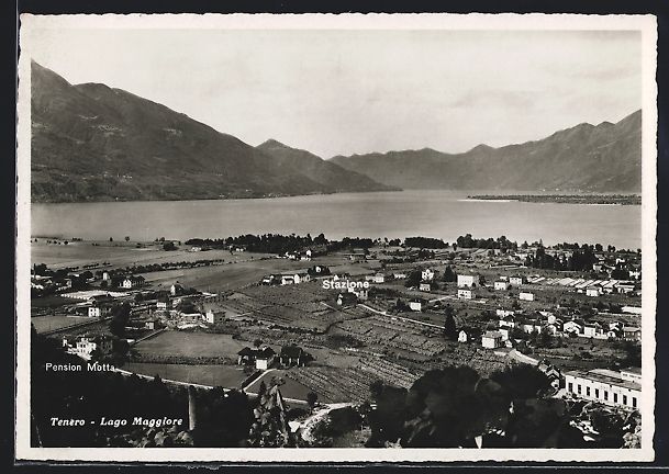 Cartes postales: Tenero /Lago Maggiore, Ortspanorama mit  – D'occasion à Berlin par bartko-reher