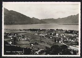 Tenero /Lago Maggiore, Ortspanorama mit 