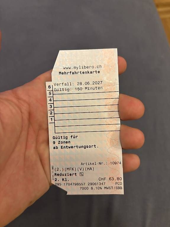 Biglietti: Mehrfahrtenkarte – Nuovo e nell'imballaggio originale da Magglingen/Macolin venduto da kar_752n
