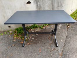 Schaffner Metalltisch 140x80 cm anthrazit