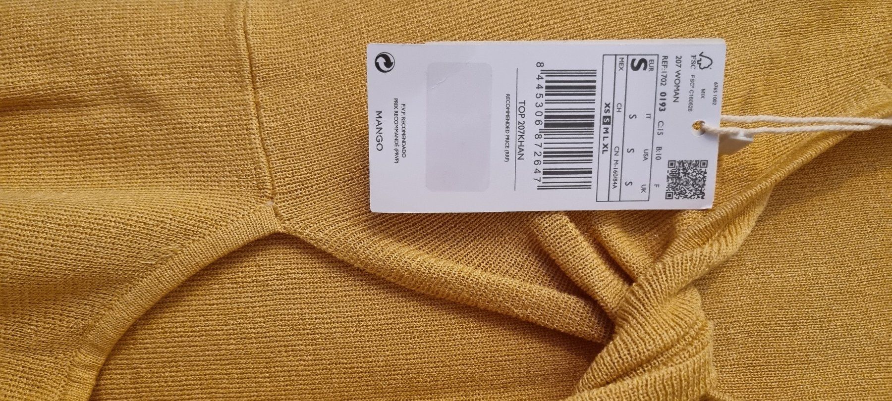 Mango Tops: NEW Mango Top yellow moutarde (S) – Neu (gemäss Beschreibung) aus Wabern von ravi3084 3