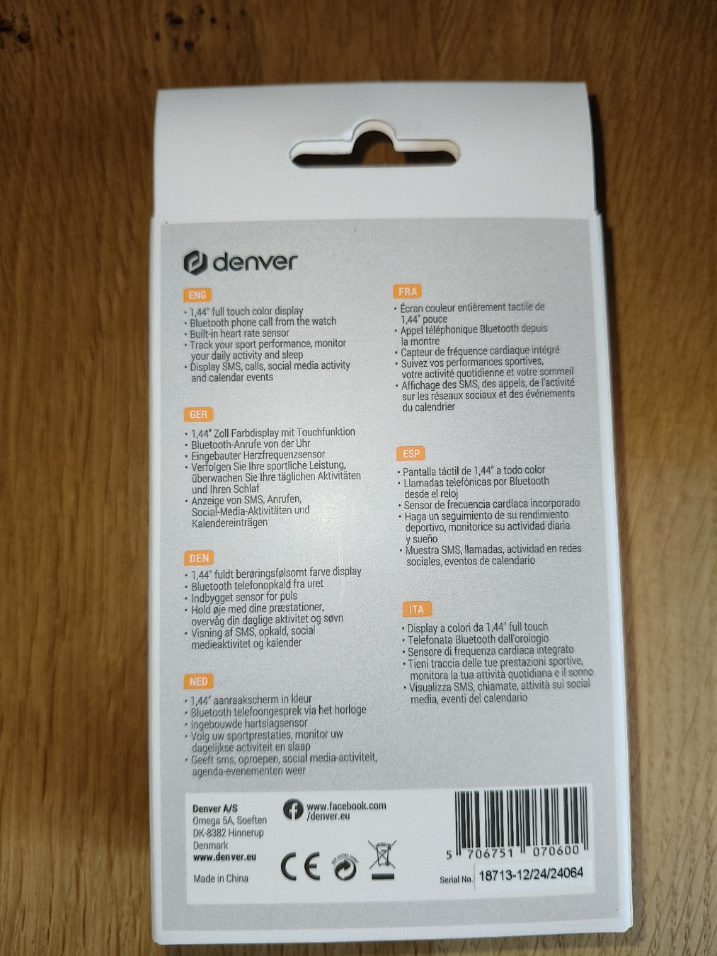 Smartwatch: Denver Smartwatch SWC-156MK2 - neu – Nuovo e nell'imballaggio originale da Flumserberg Bergh venduto da tamaramullis 1