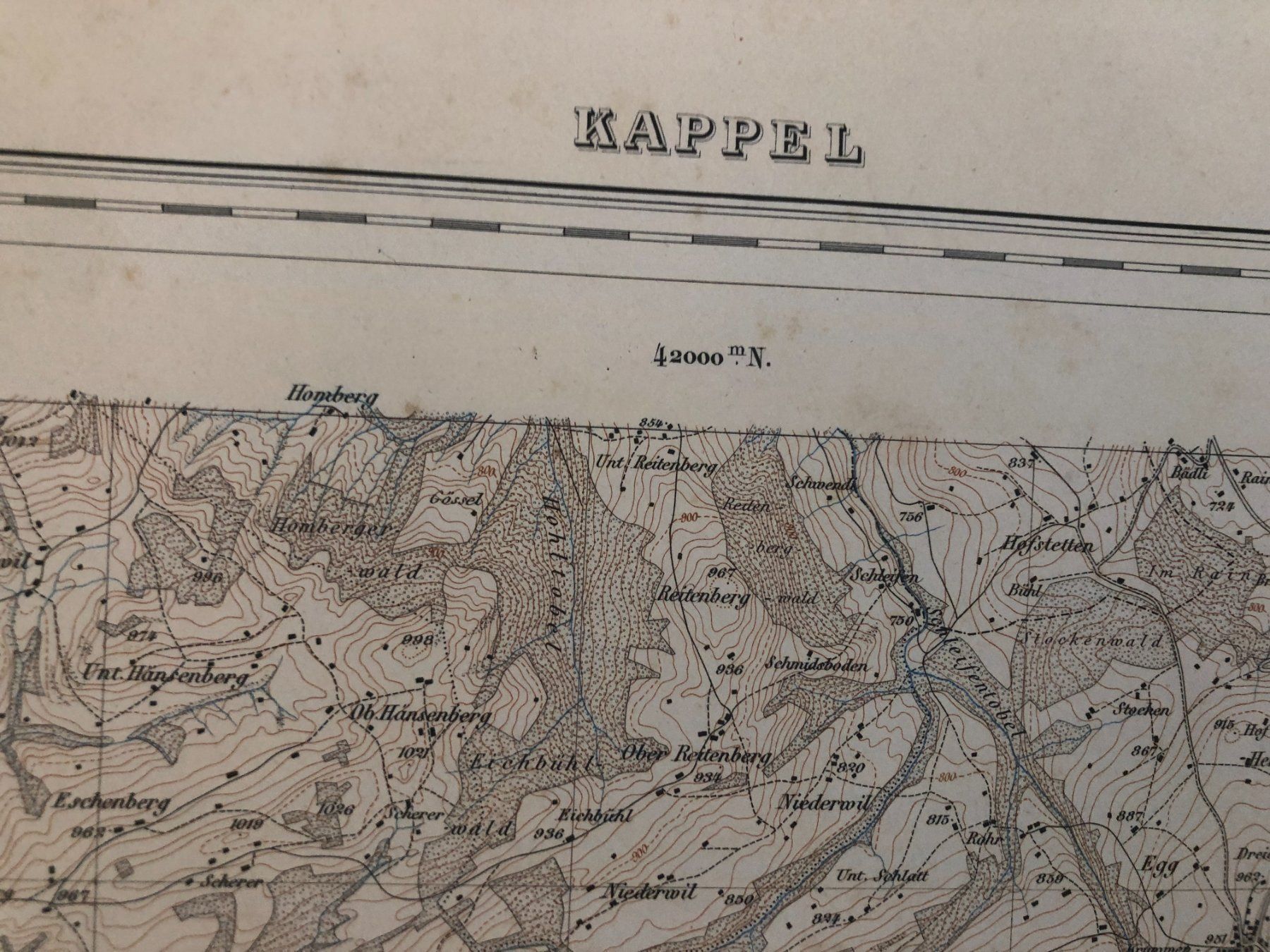 Landkarten & Atlanten: Siegfriedatlas Bl. 234: Kappel 1879 – Gebraucht aus Zürich von allp 2