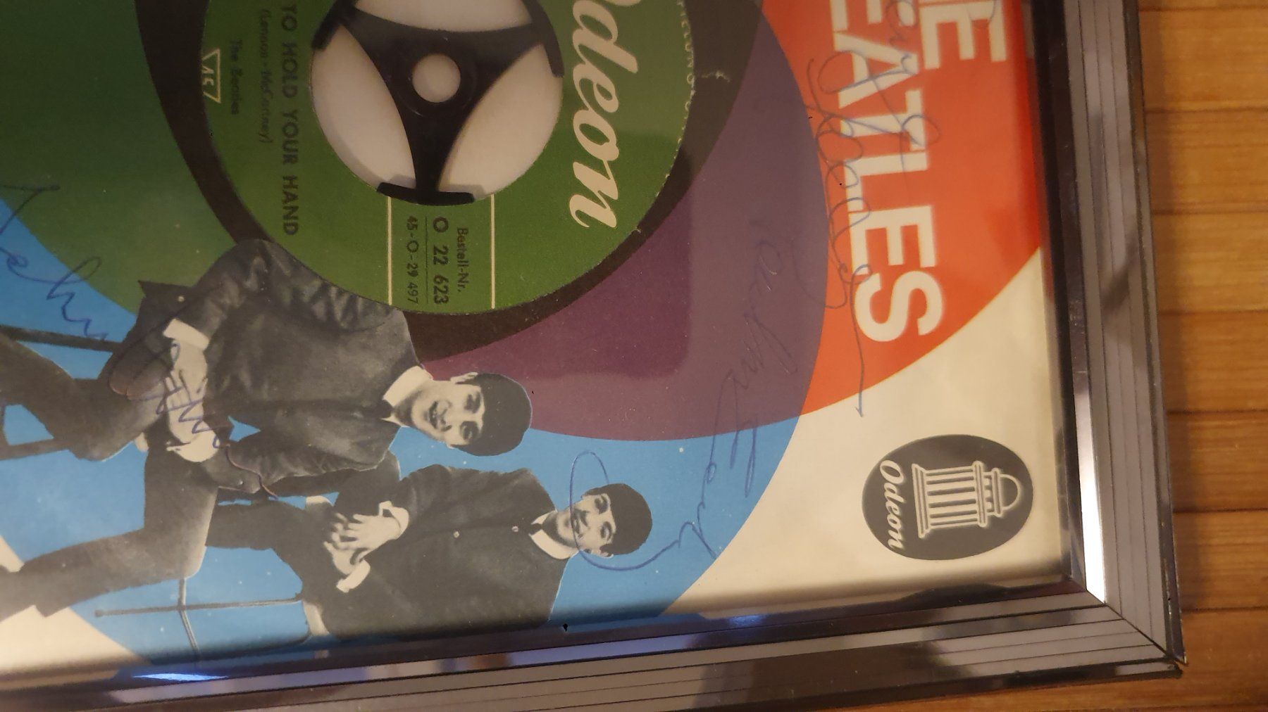 Dischi in vinile: The Beatles Singel mit Vier Autogramme. – Usato da Rämismühle venduto da beni0010 4
