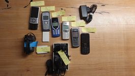 Sechs Nokia Sammlerhandys