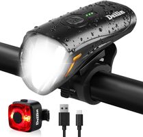 Fahrradlicht Set, USB Aufladbar