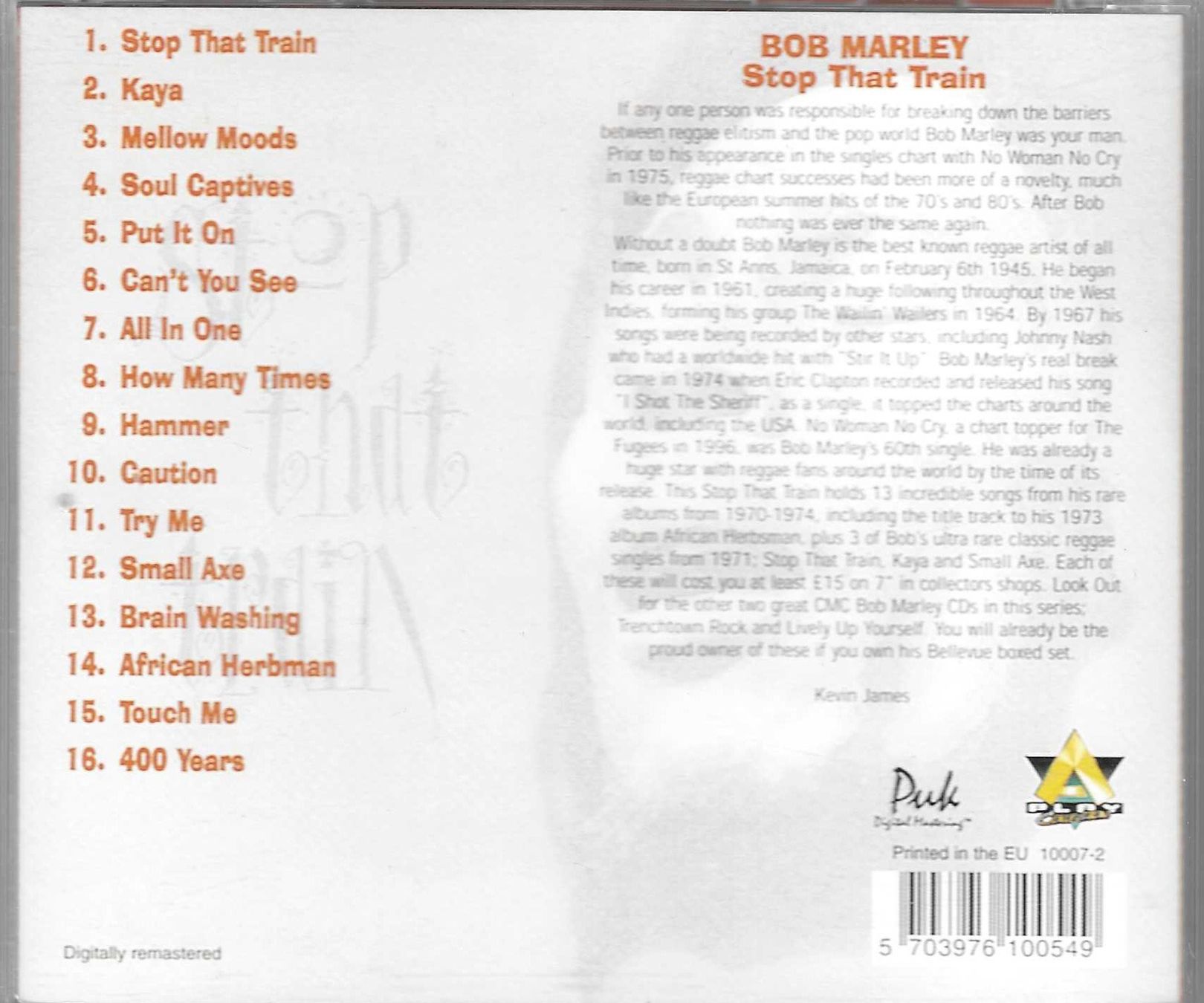 CDs: BOB MARLEY  -  STOP THAT TRAIN – Gebraucht aus Bex von Giorgiob 1