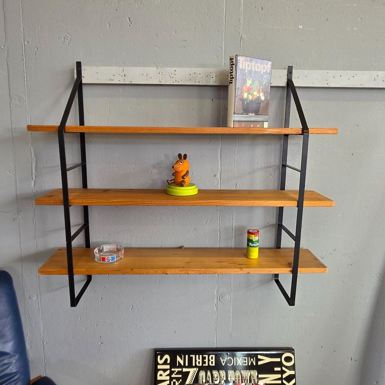 Scaffali: Stringregal, Bücherregal 1960 Vintage Regal String-Shelf – Usato da Nottwil venduto da Wondewa-Shop 1