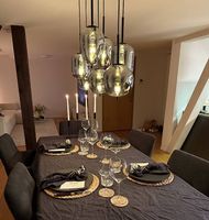 Pendellampe mit Rauchglas