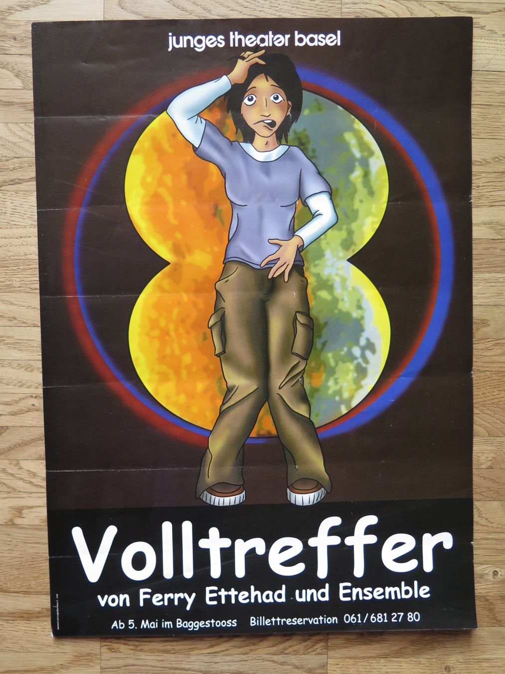Poster & Bilder: Plakate junges theater basel - 9 verschiedene – Gebraucht aus Zwingen von Tigertimmi 1
