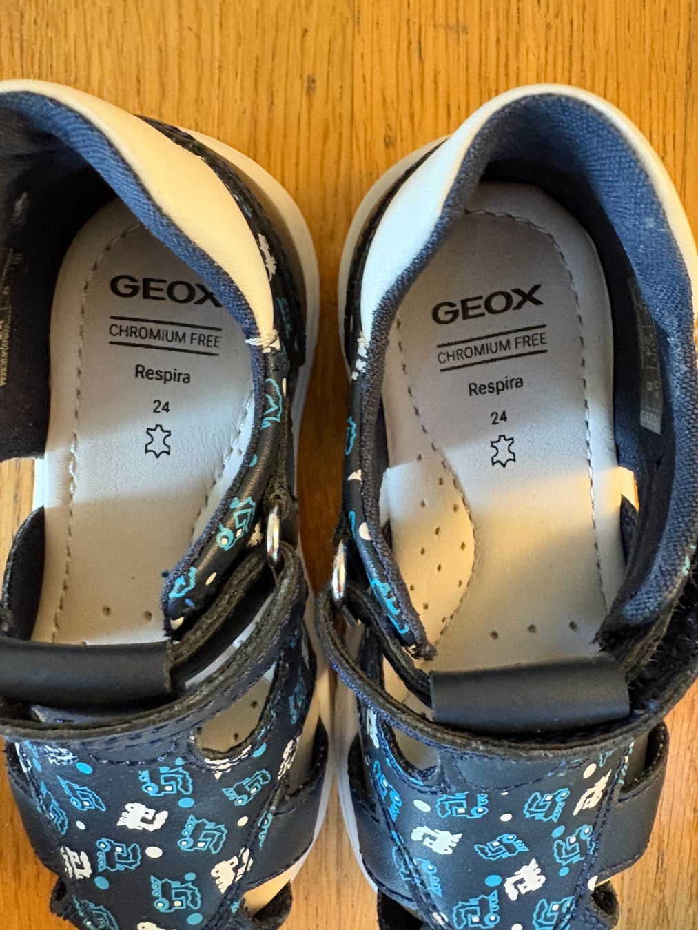 Geox Scarpe da uomo: Geox Sandalen Kinder Blau Grösse 24 neu! – Nuovo (secondo la descrizione) da Zug venduto da eric0445 2