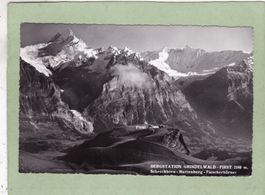 Bergstation Grindelwald First Schreckhorn Mettenberg 1954