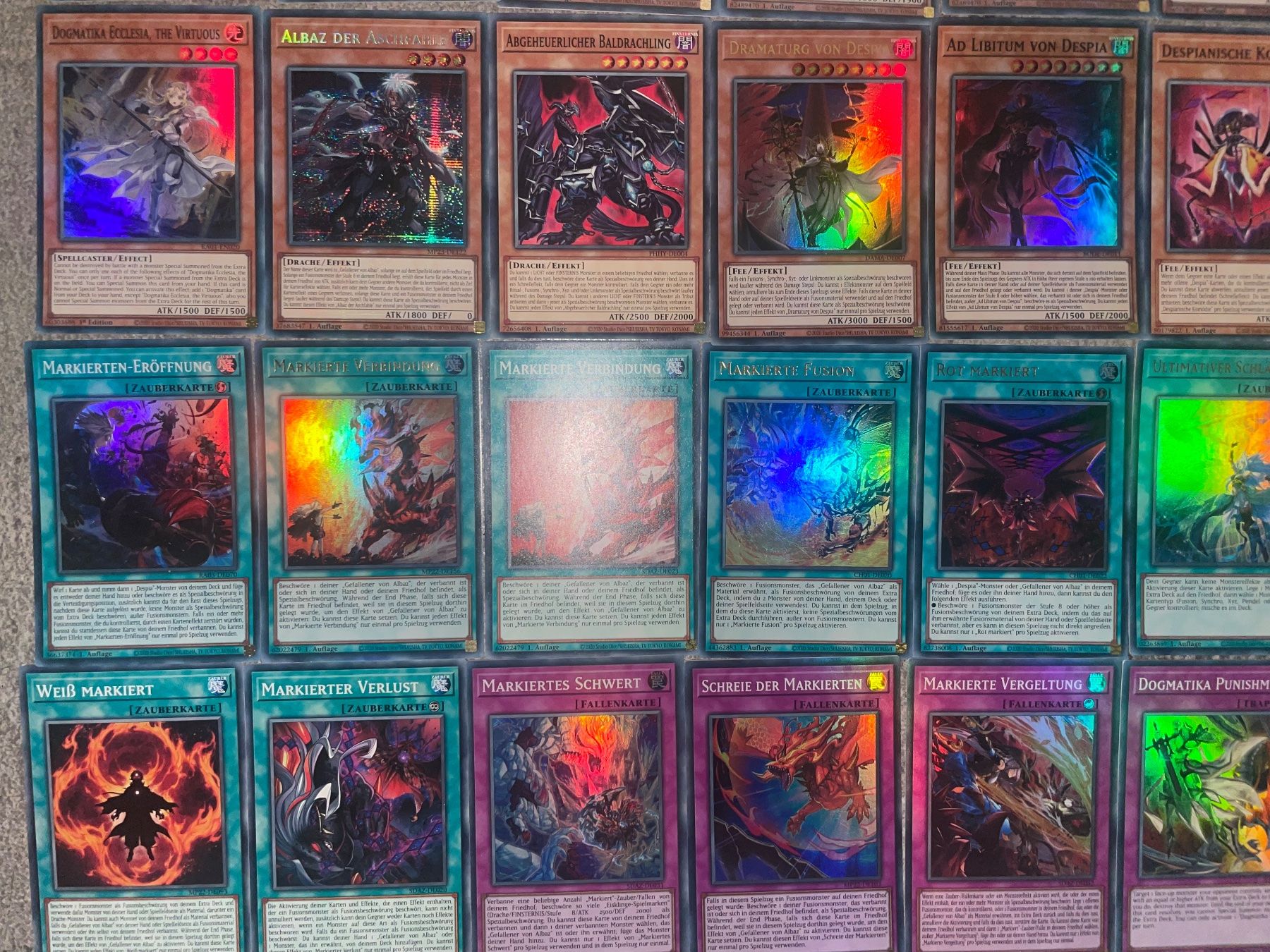 Yugioh Cartes à collectionner: YuGiOh Albaz / Despia / Dogmatika Deck – Neuf (Voir description) à Altstätten SG par ChangeMaker 3