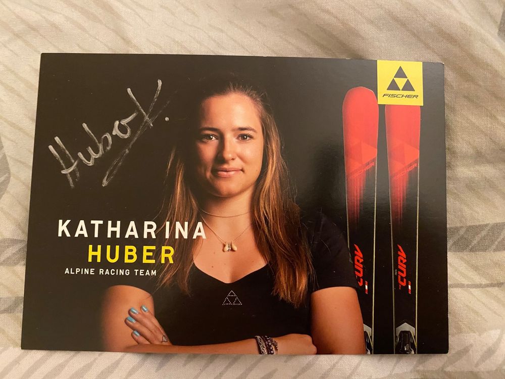 Autogrammkarte Katharina Huber handsigniert Kaufen auf Ricardo