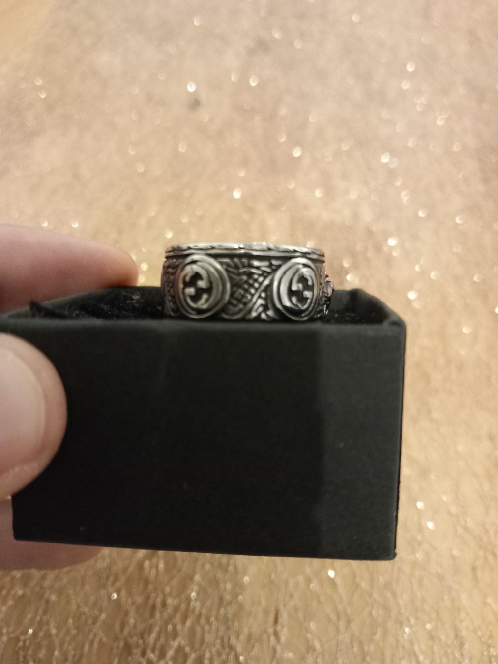 Gucci Anelli: Gucci bague anger forest malachite – Usato da Genève venduto da GenevaLuxury 3