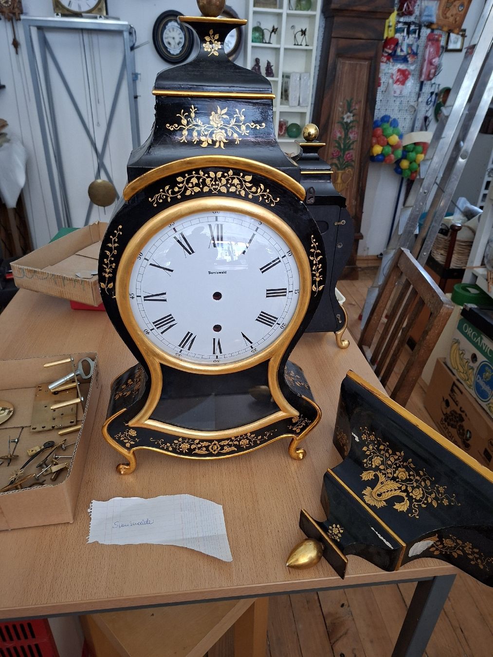Orologi da terra & Orologi da parete: Antike Sumiswald Pendule – Difettoso da Grossdietwil venduto da hufi10