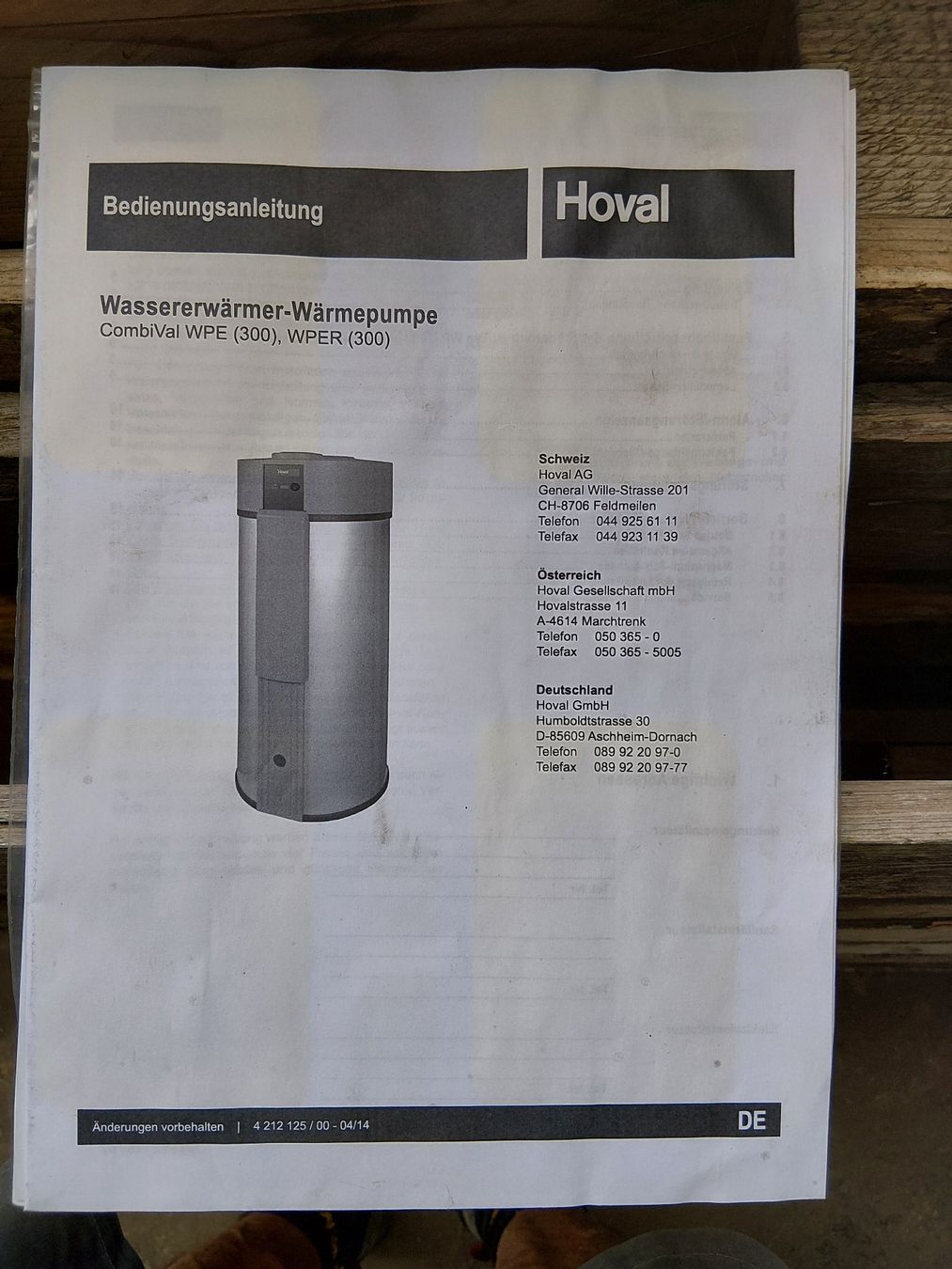 Hoval Installations sanitaires: Wärmepumpenboiler Hoval – D'occasion à Gamprin par philipp33 3