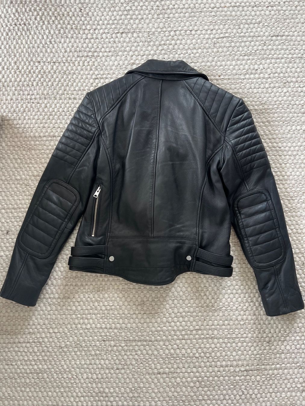 Giacche: All Saints Lederjacke in Schwarz – Usato da Port venduto da lau_pdf5 2