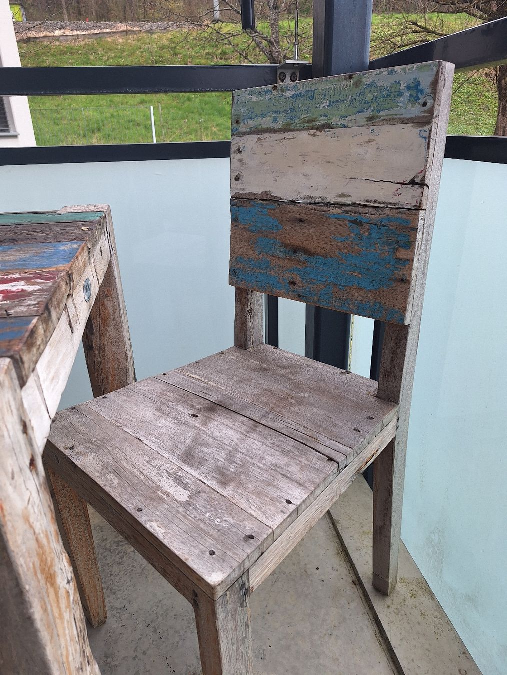 Tavoli: Stylischer Gartentisch mit 3 Stühlen von Ploss – Usato da Schlieren venduto da tob.kur 1