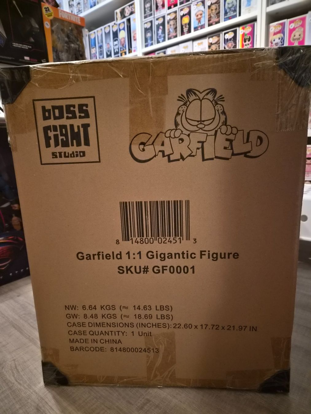 Statuette: Garfield 1:1 Figur Boss Fight Studio Gigantic – Nuovo e nell'imballaggio originale da Sisseln AG venduto da schenk-figuren 6