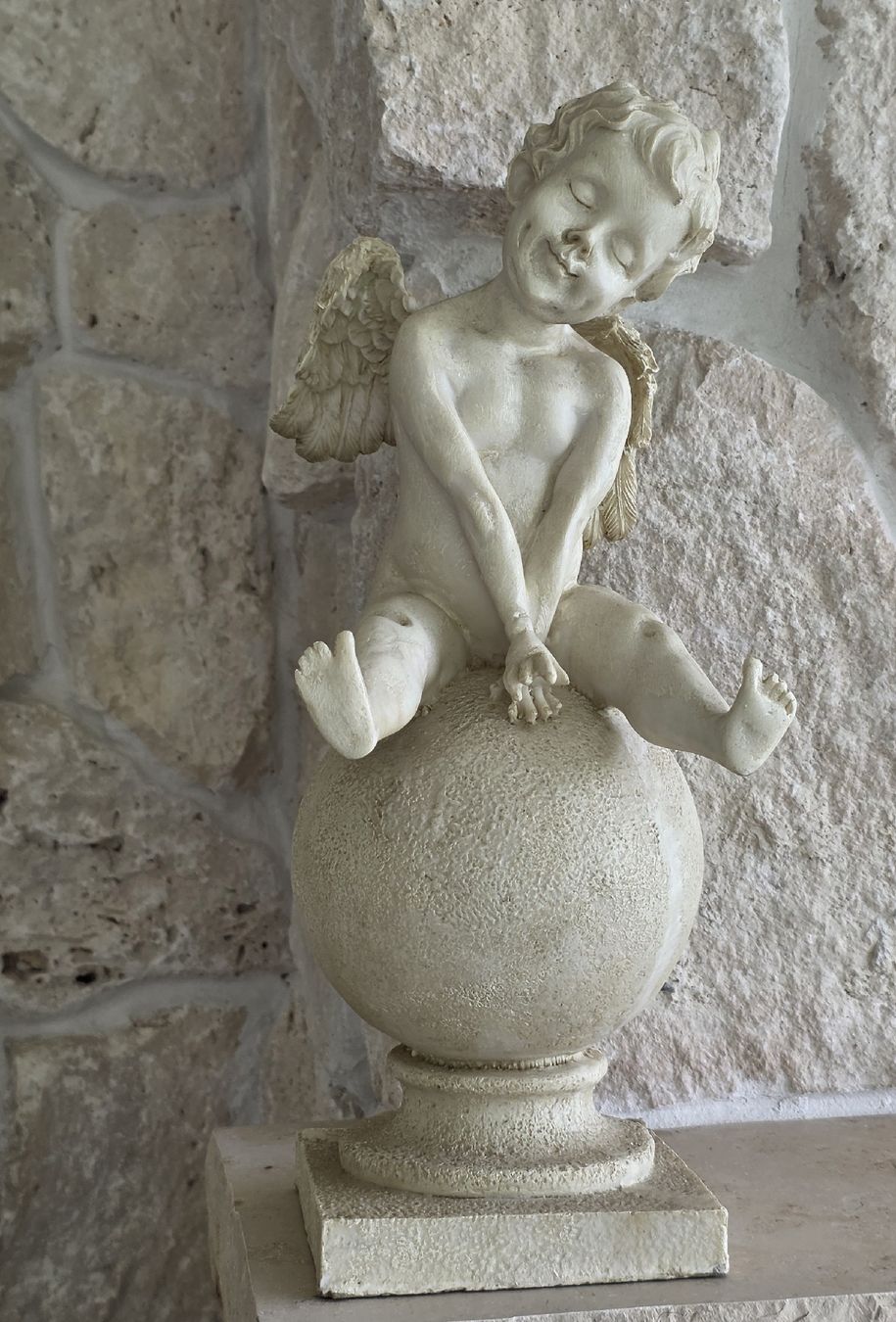 Tutte le decorazioni: Putte-Figur auf Kugel, Deko ,Top Zustand – Nuovo (secondo la descrizione) da Rheinsulz venduto da Gilea