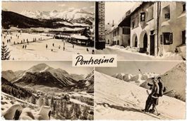Pontresina - 4 Bild AK