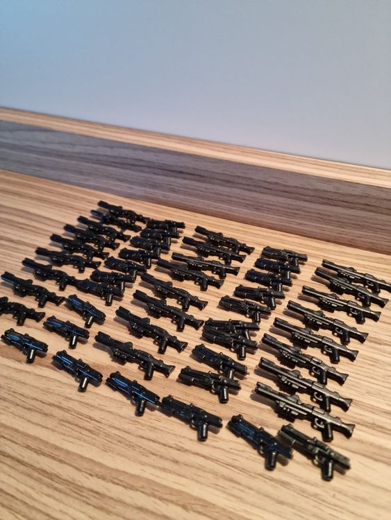 56-teiliges Militär Waffen Set - Bausteine Für Armee-Figuren SWAT Team