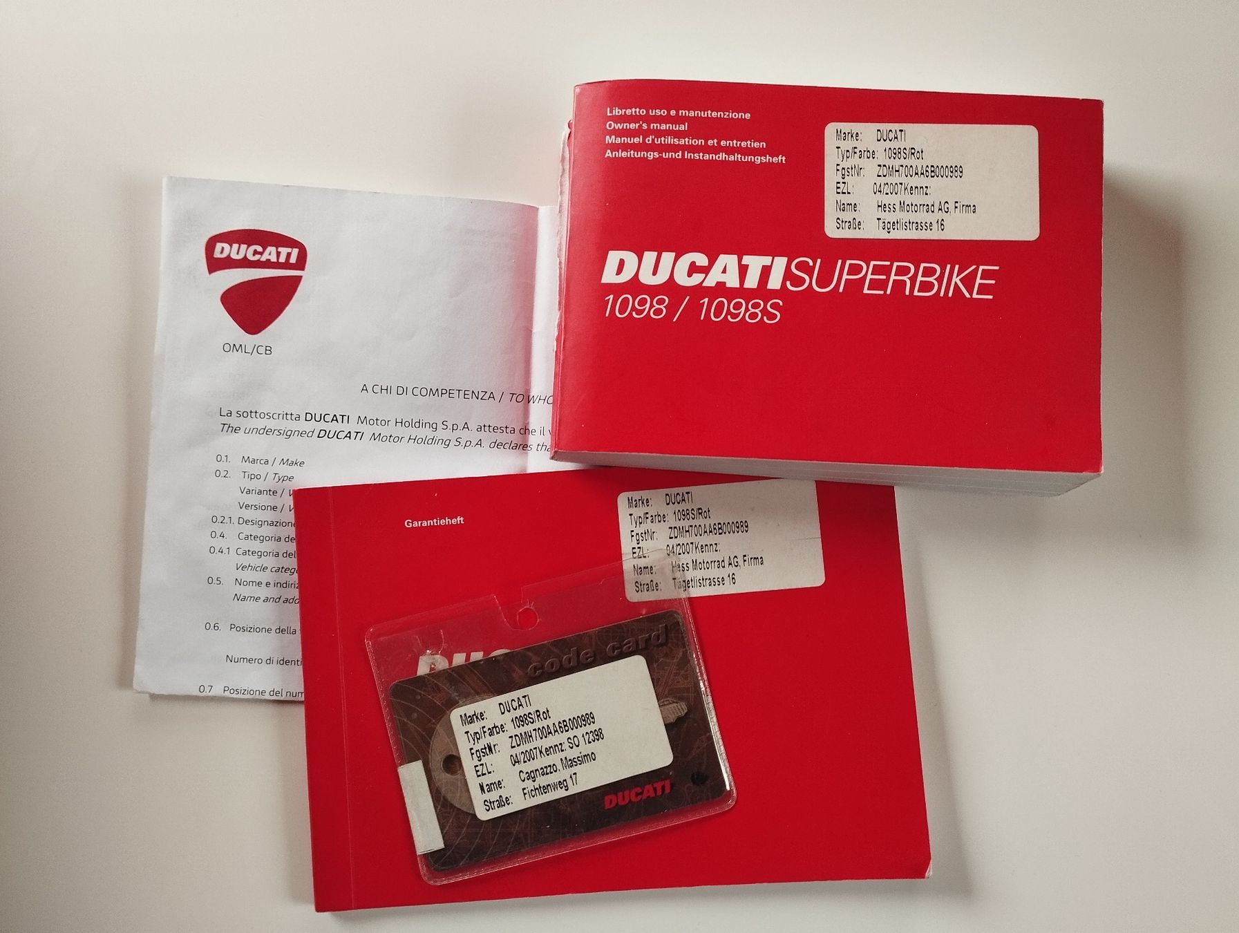 Ducati Strada: Ducati 1098 s Öhlins 18700km – Usato da Gümligen venduto da vid_6vsx 8