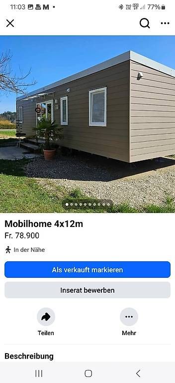 Mobilhome: Mobilhome – Gebraucht aus Grasswil von sus_9prc