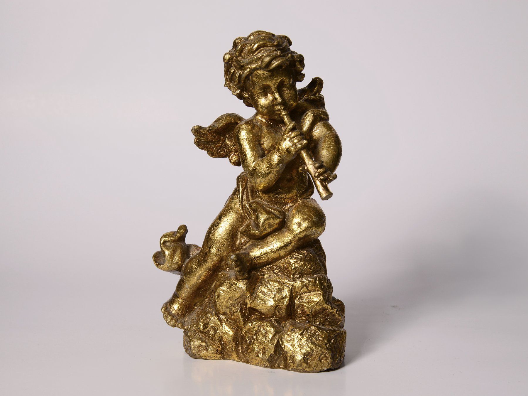 Figurines: Goldener Engel mit Flöte – D'occasion à Uznach par EH249
