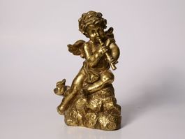 Goldener Engel mit Flöte