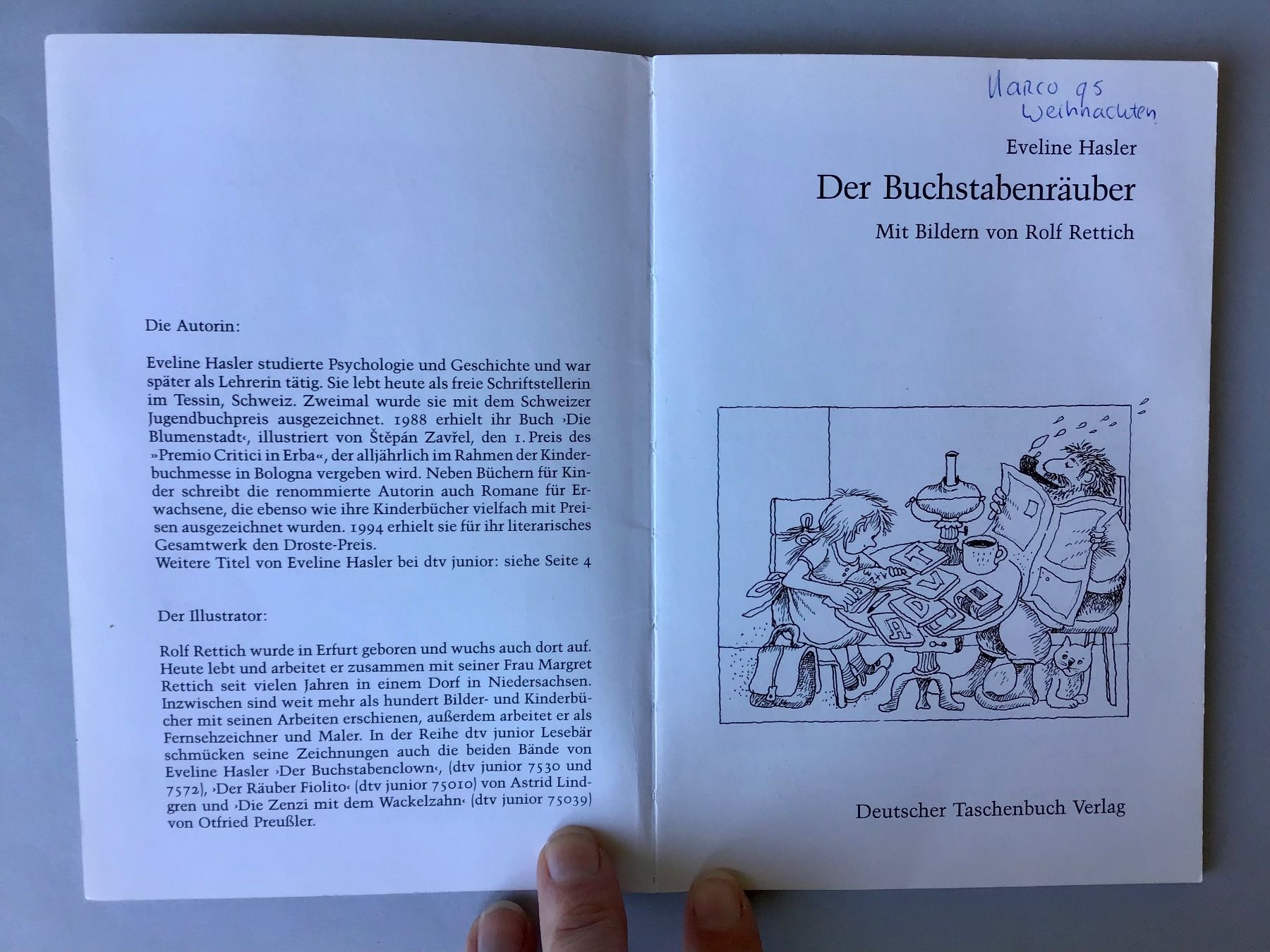 Libri: Lesebär Buch: Der Buchstabenräuber – Usato da Bubendorf venduto da Alpenheidi 2