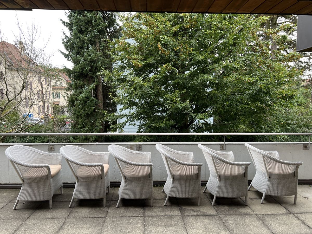 Pfister Sessel: 6 Gartensessel mit Alcantara Sitzpolster – Gebraucht aus Bern von autobox77 2