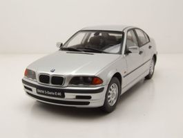 BMW 3er E46 Limousine Phase I 1999-2001 silber met./ schwarz