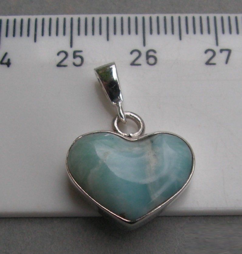 Ciondoli: ♥ LIEBE - FREUNDSCHAFT - ODER - EIN LARIMAR HERZ ANHÄNGER ♥ – Nuovo (secondo la descrizione) da Derendingen venduto da Editka 8