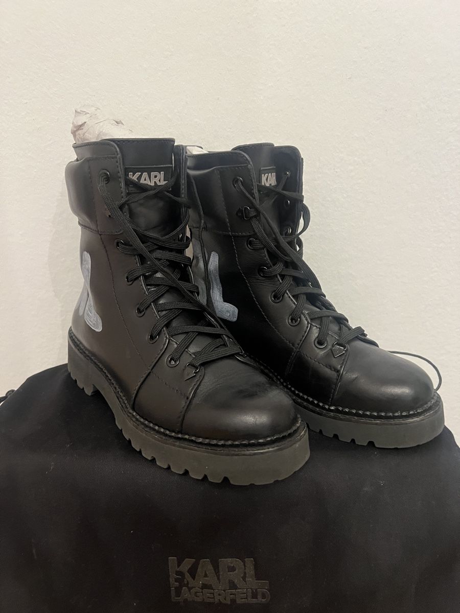 Karl Lagerfeld Scarpe da donna: Stiefel Karl Lagerfeld Leder – Usato da Niederhasli venduto da aleksandra.st 2
