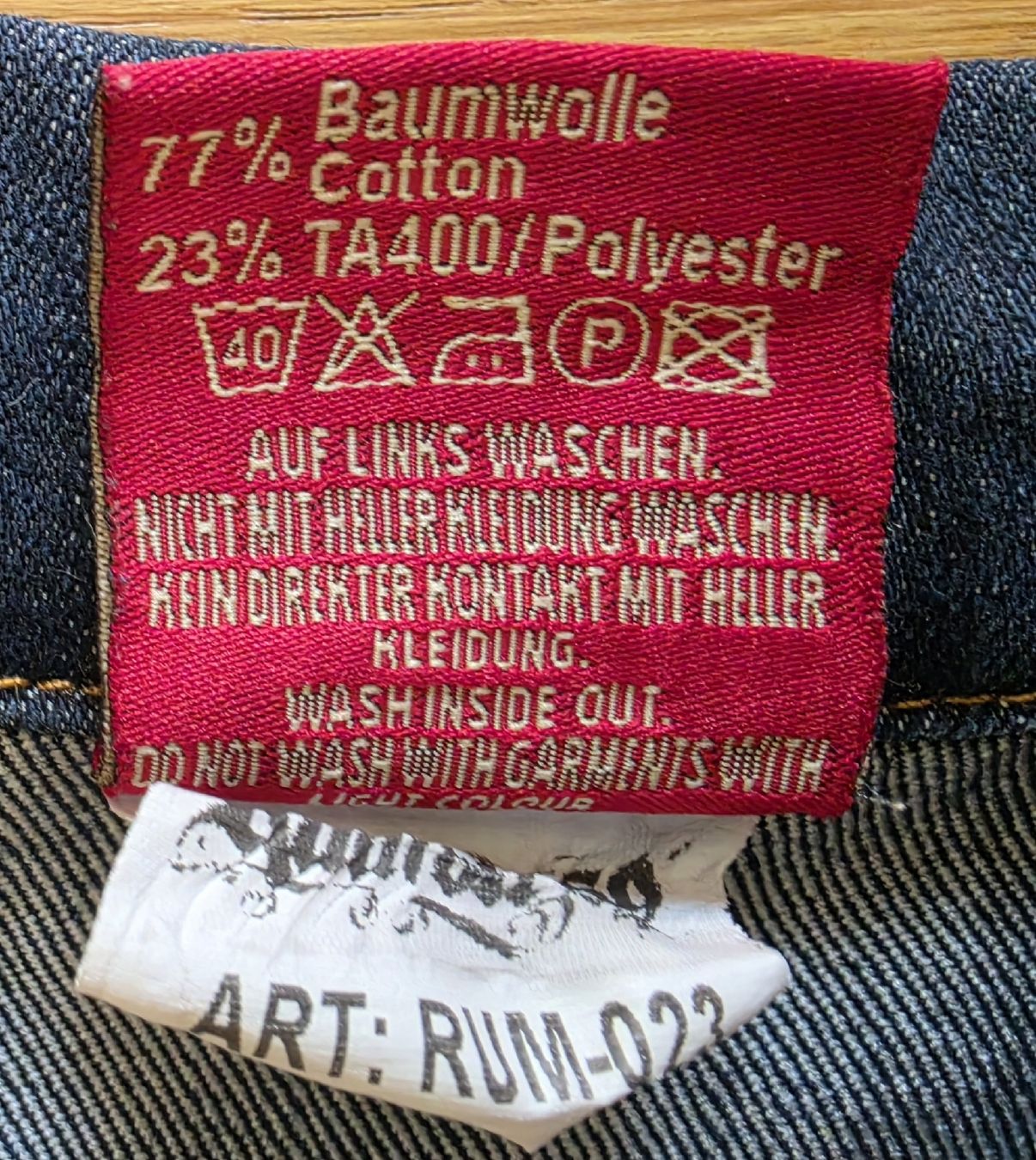 Vestiti: Rumble59 Jeans Kleid – Usato da Erlinsbach SO venduto da Challenger604 1