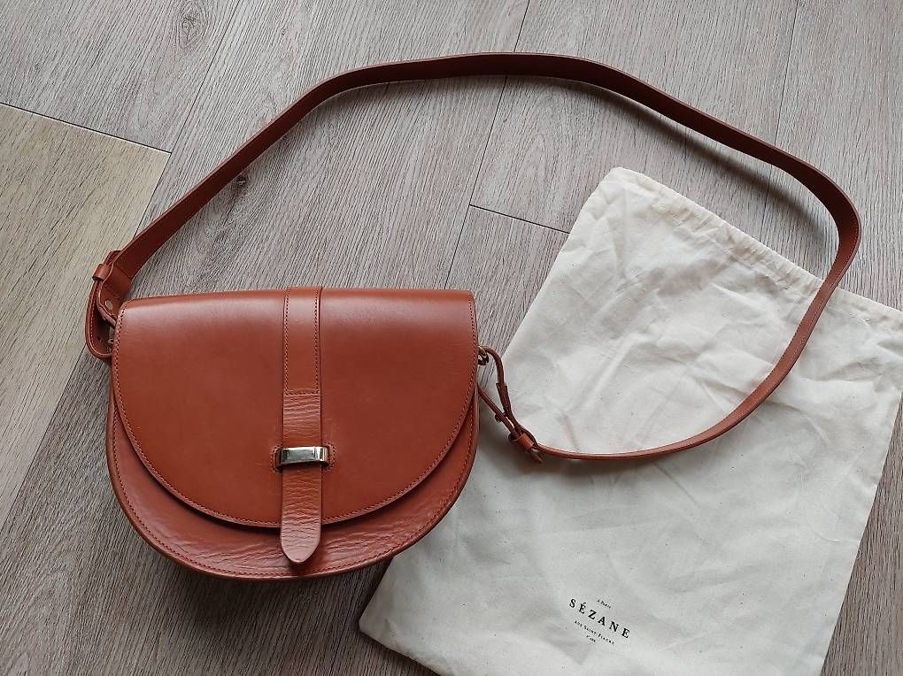 Sezane Borse da donna: Top! Sezane Claude Handtasche Leder – Usato da Zürich venduto da Julia0123