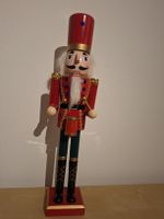 Nussknacker Trommler rot Holzfigur  neu